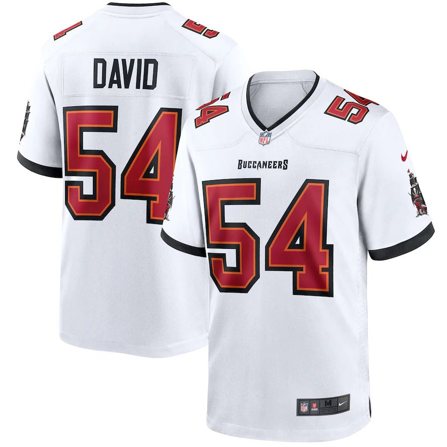 Men Tampa Bay Buccaneers 54 Lavonte David Nike White Player Game NFL Jersey